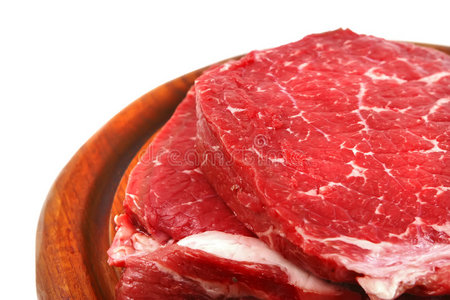 木板上的血肉照片