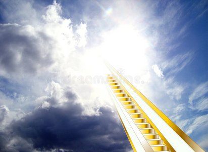 通往天堂的阶梯照片