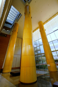 高柱子和办公室内部