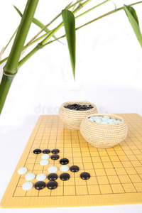 竹子与围棋图片