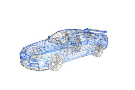 现代汽车工程的三维概念模型