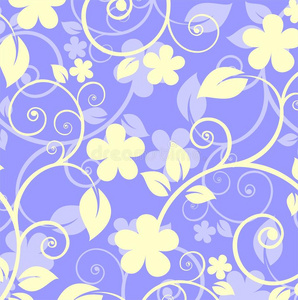 紫罗兰花图案