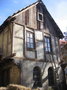 中世纪小屋照片