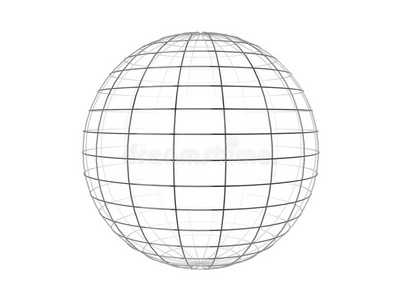 线框球体照片