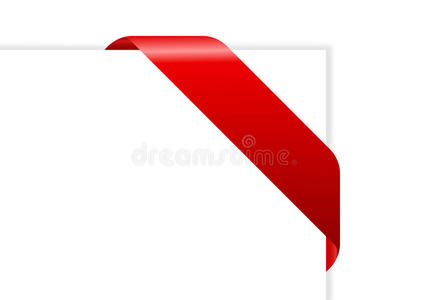 红丝带信封