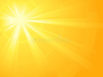 太阳光橙色图片