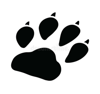 猫爪印logo图片