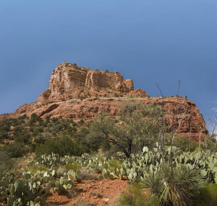 亚利桑那州塞多纳的红色岩层