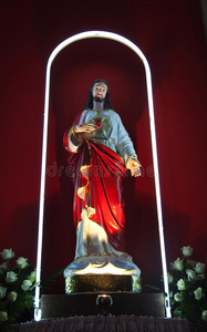 越南西贡圣母院基督雕像