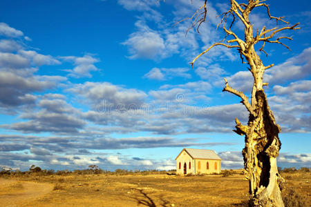废弃的沙漠教堂