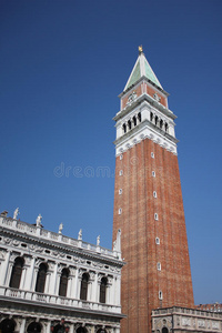 美丽的威尼斯圣马可广场大厦