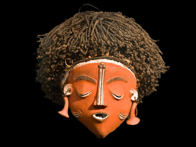 彩绘非洲面具非洲面具照片