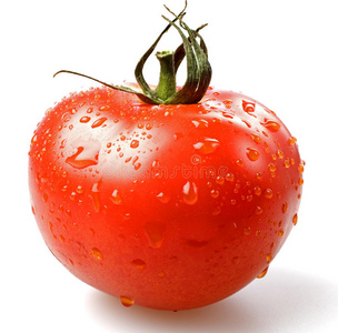 新鲜红番茄照片