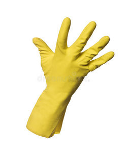 黄色防护手套