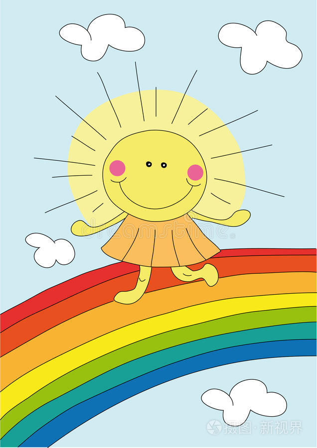 下载小样发票合同问题/举报风筝可爱的夏日蓝天阳光矢量卡通蓝天上的