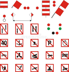 新航道标志图片