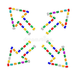 四拼图箭头策略