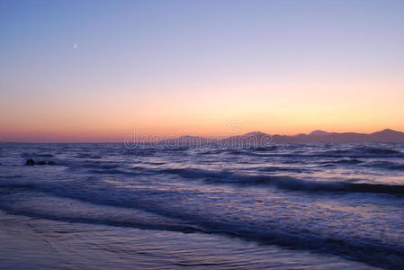 海上日落