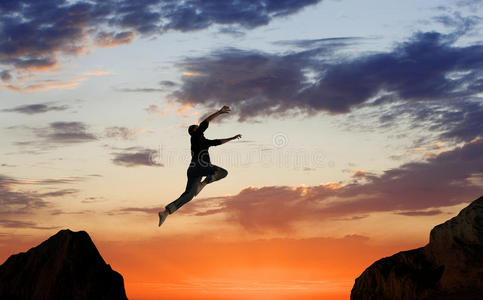 信仰的飞跃照片