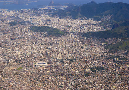 从飞机上看巴西