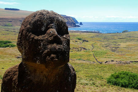 rano raraku复活节岛的moairapa nui