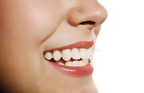 办公室 女人 牙医 高加索 牙科 微笑 面对 成人 雌雄同体