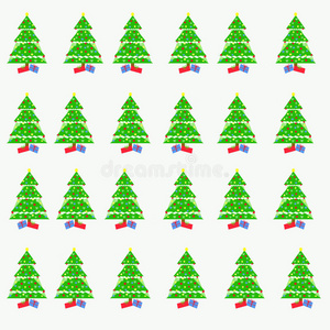 圣诞树插图