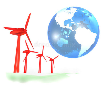 技术 环境 能量 风车 农场 世界 权力 空气 地球 涡轮