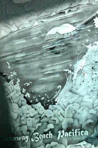 太平洋玻璃蚀刻图片