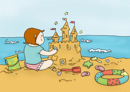 玩耍的女孩图片