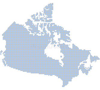 加拿大地图点图片