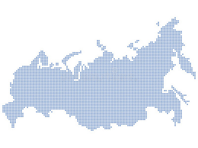 俄罗斯地图点