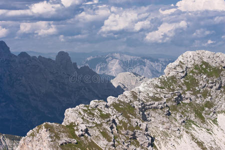斯洛文尼亚的朱利安阿尔卑斯山
