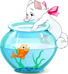 饥饿的小猫图片