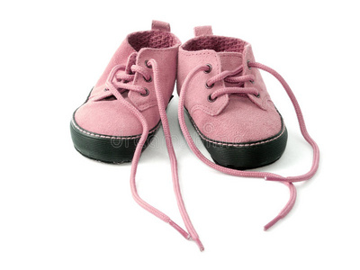 粉红色的小鞋子