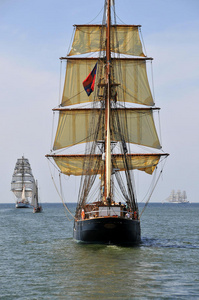 捷达尾部帆船尾部照片