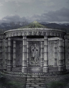 式风景79哥特式风景88抽象哥特式抽象哥特式万圣节墓地有坟墓和死亡在