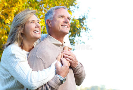 幸福的老夫妻照片