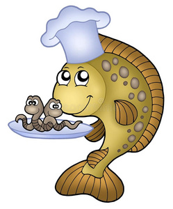 蚯蚓鲤鱼厨师