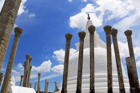斯里兰卡anuradhapura Thuaramaya寺庙