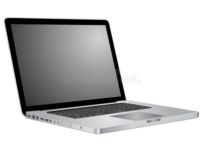 打开显示键盘和屏幕的笔记本电脑