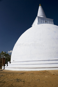 斯里兰卡anuradhapura mirisavetiya stupa