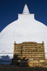 斯里兰卡anuradhapura mirisavetiya stupa