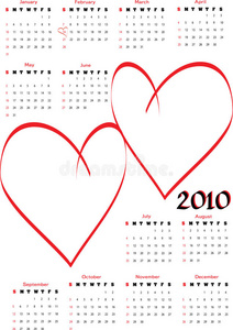 2010年白心日历