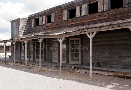 美国西部牛仔古镇照片