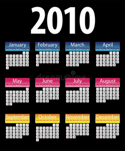 2010日历
