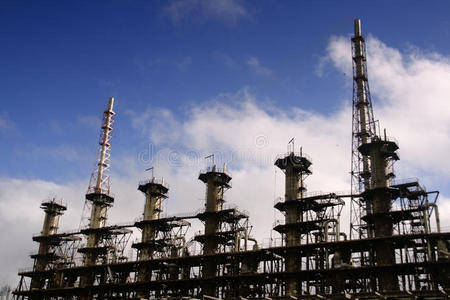 化肥厂硝酸生产装置照片