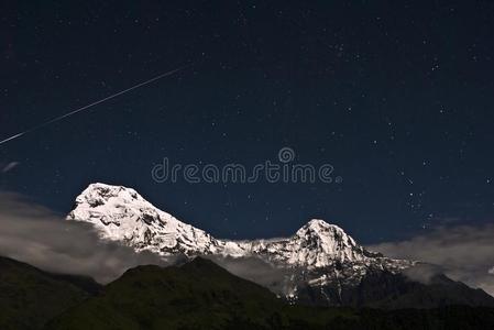 雪山流星