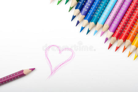 彩色铅笔的生活