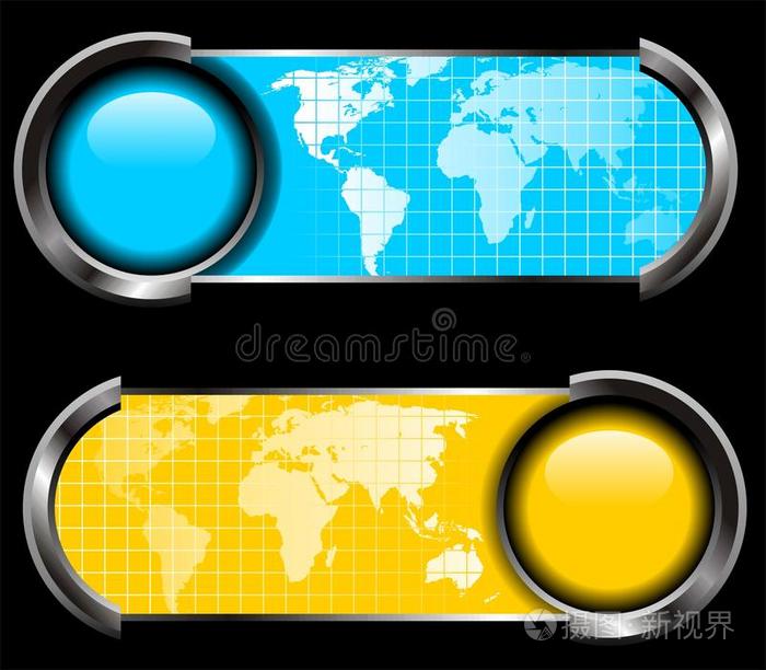 地图世界面板矢量